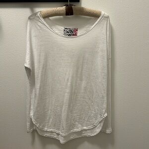 Nation, white long sleeve, one size